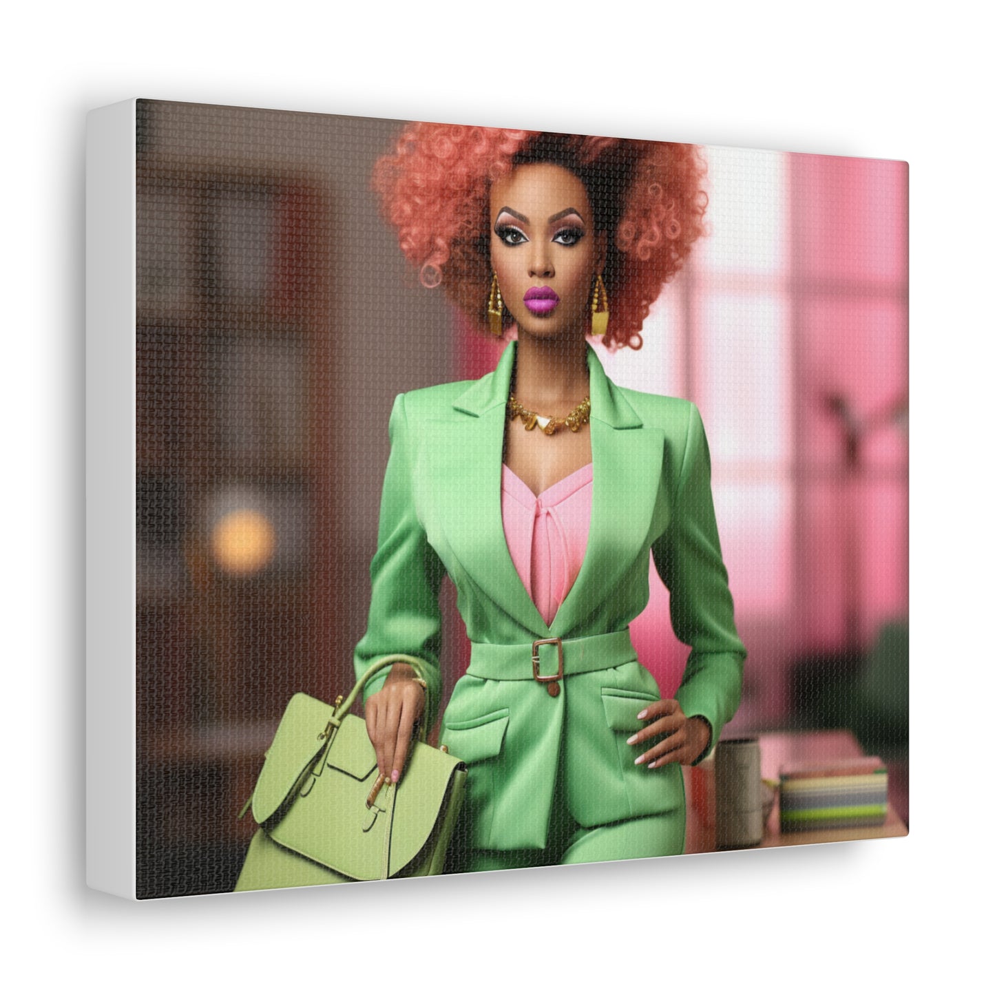 Business Barbie - Canvas Wall Art