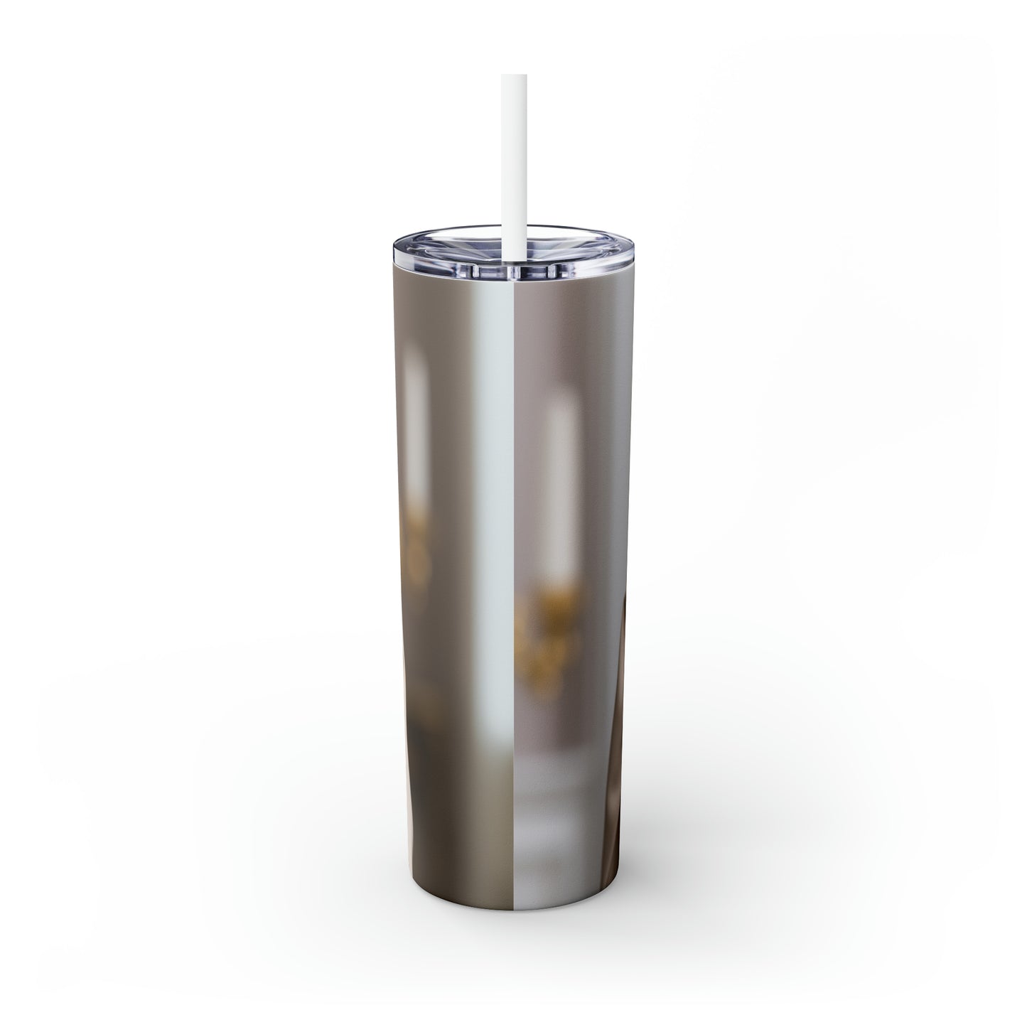 Elegance Barbie - Skinny Tumbler with Straw, 20oz