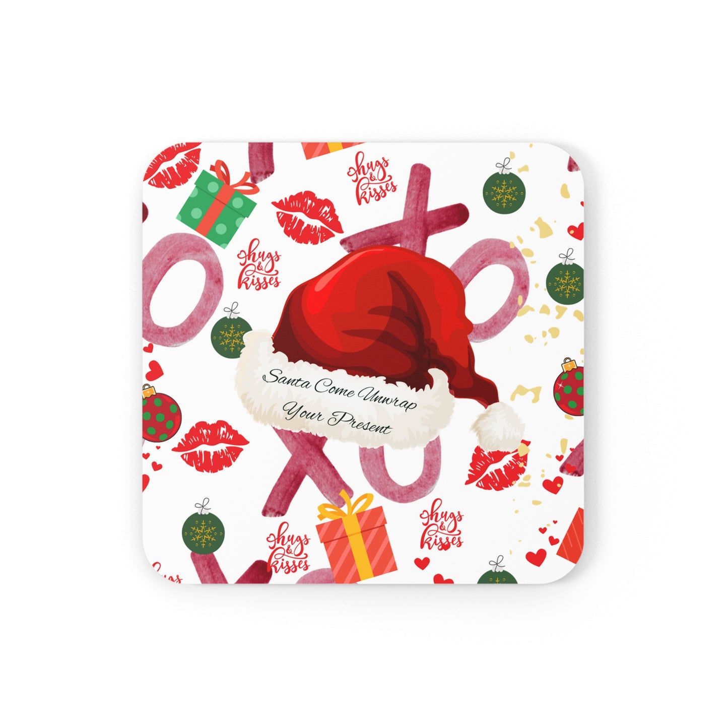 Christmas Love - Corkwood Coaster Set