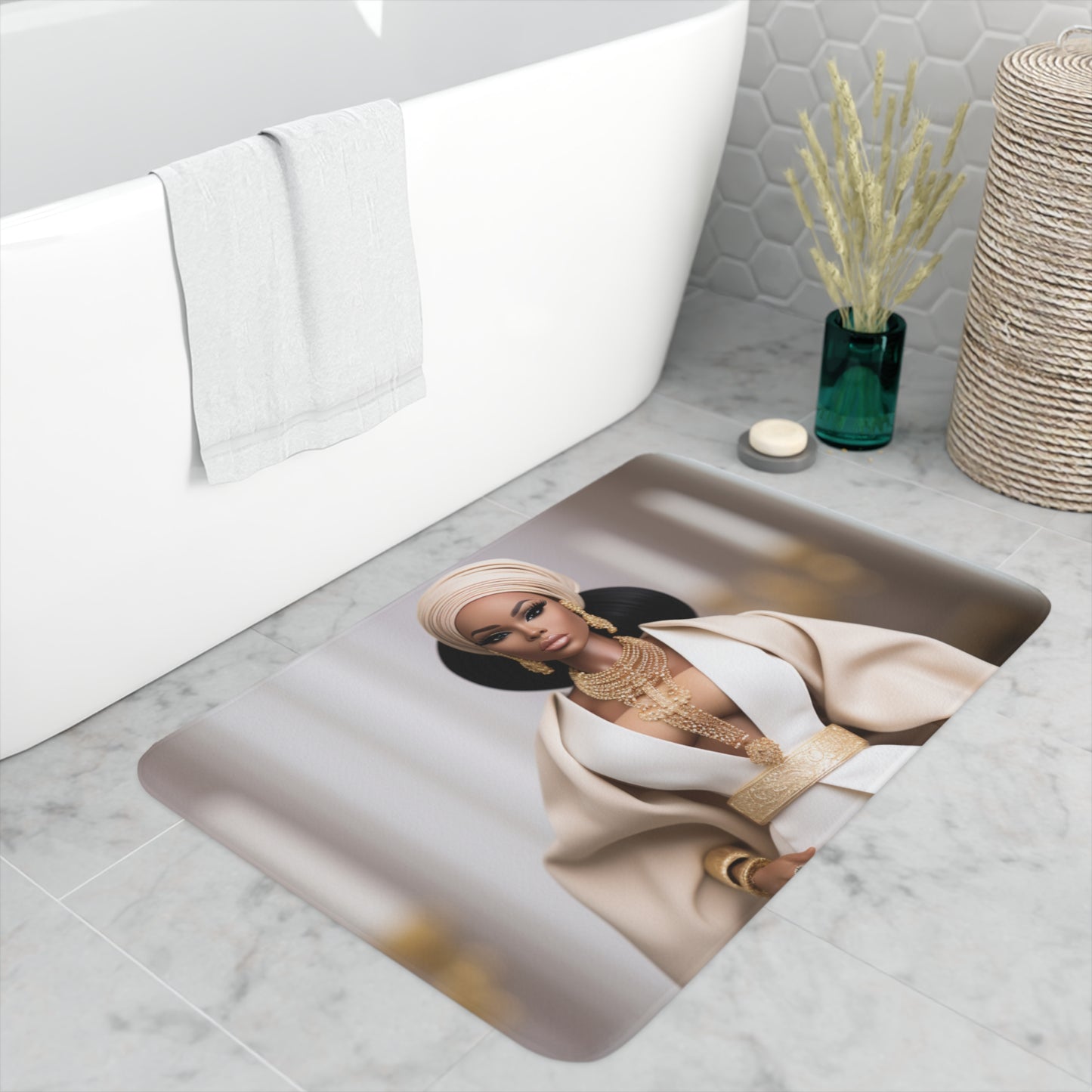 Elegance Barbie - Memory Foam Bath Mat