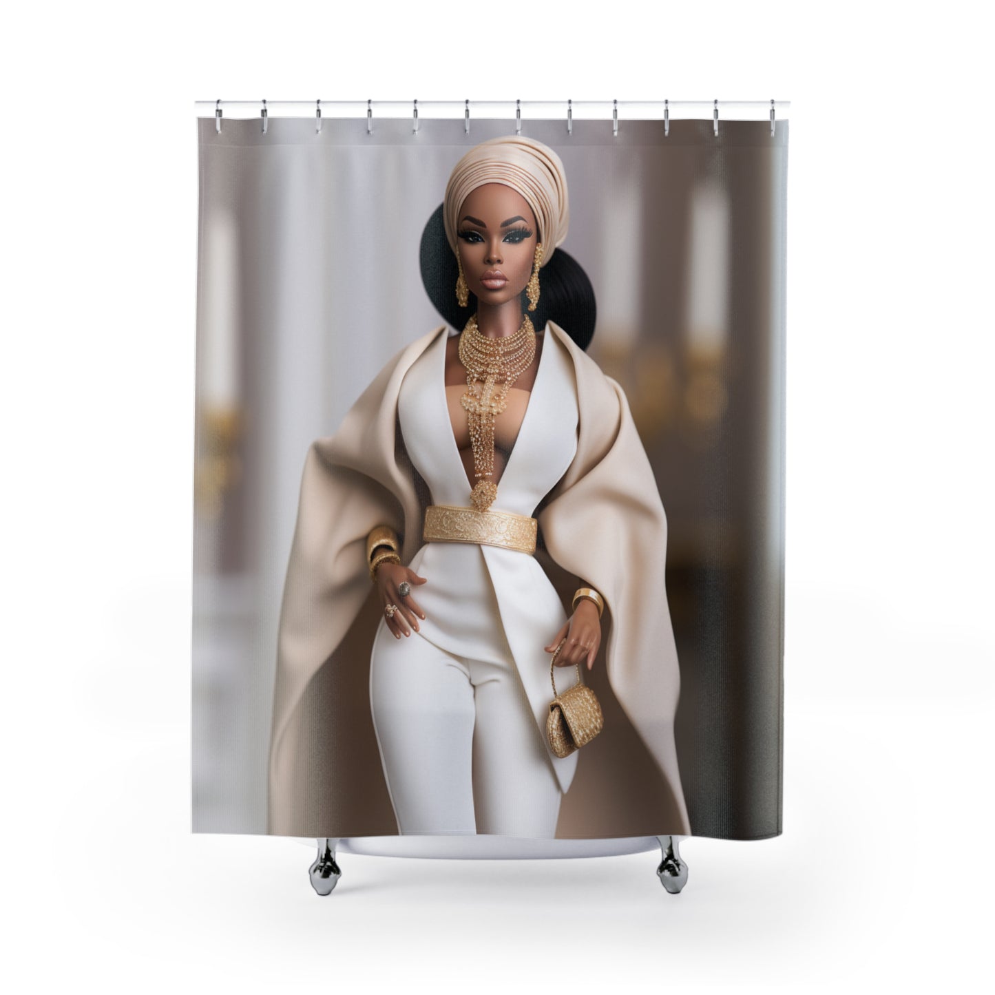 Elegance Barbie - Shower Curtain