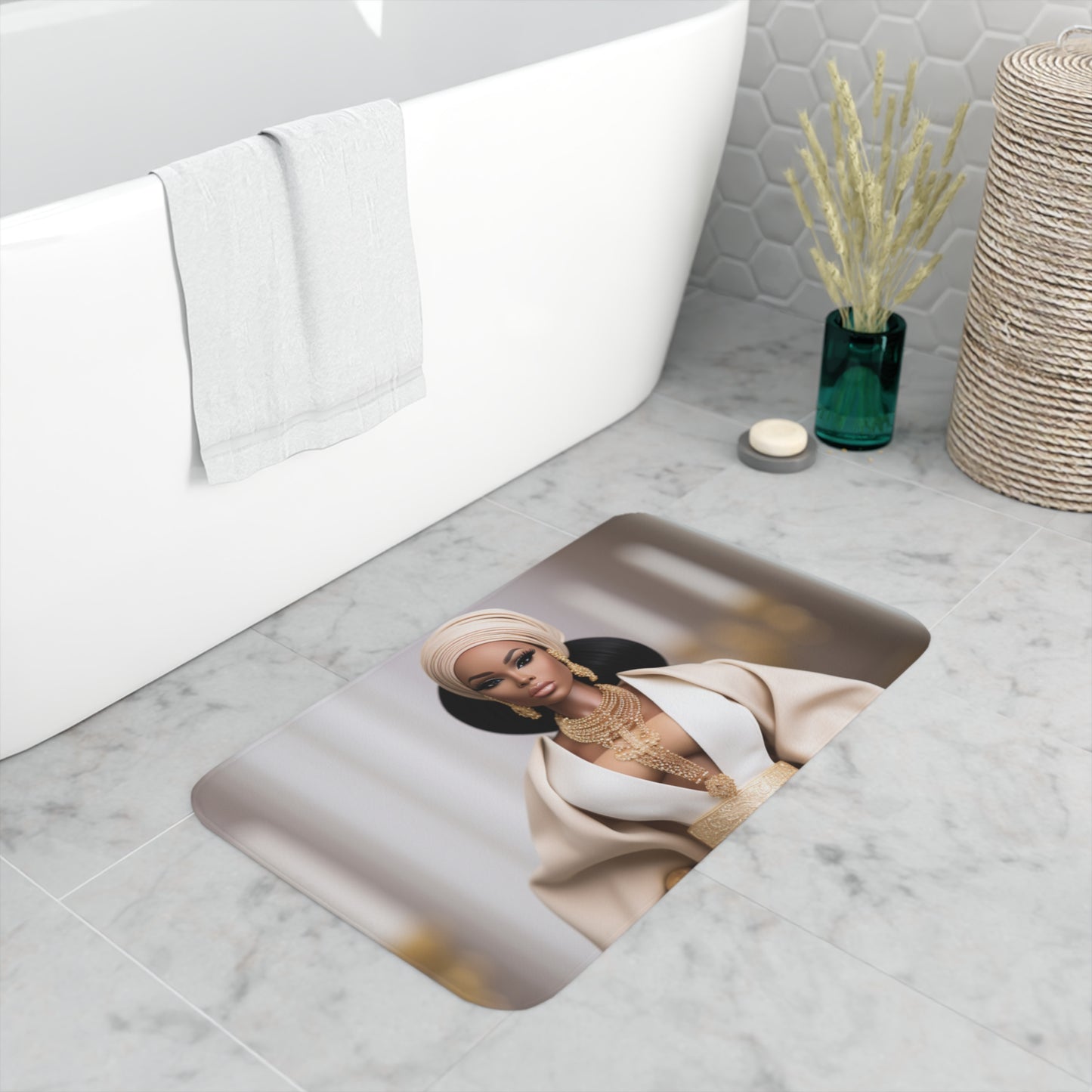 Elegance Barbie - Memory Foam Bath Mat