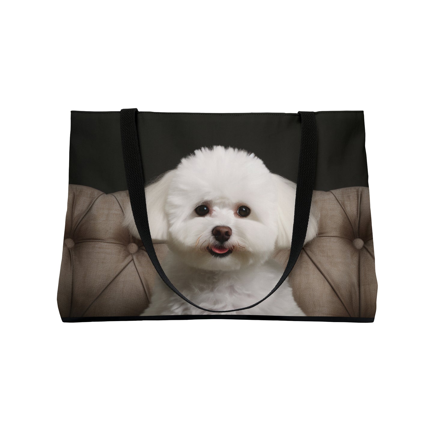 Bichon Bliss - Cushioned Charm: Weekender Tote Bag