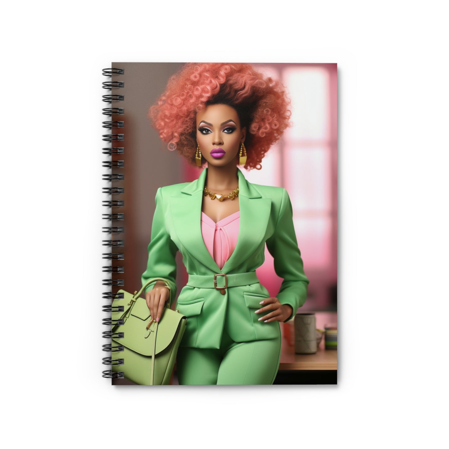 Business Barbie- Spiral Notebook