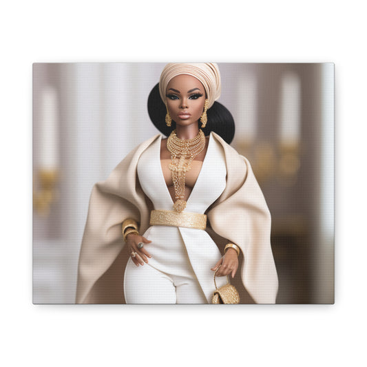 Elegance Barbie - Canvas Wall Art