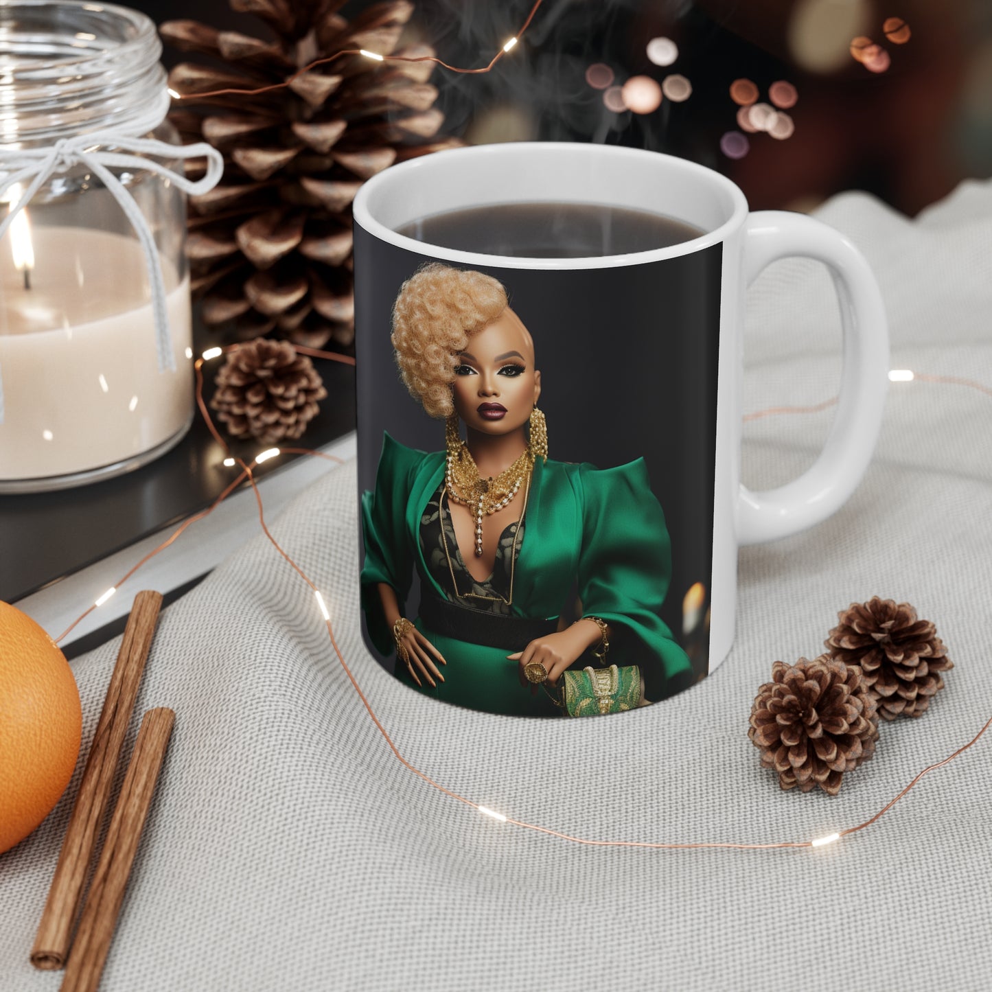 Powerhouse Barbie - Ceramic Mug 11oz