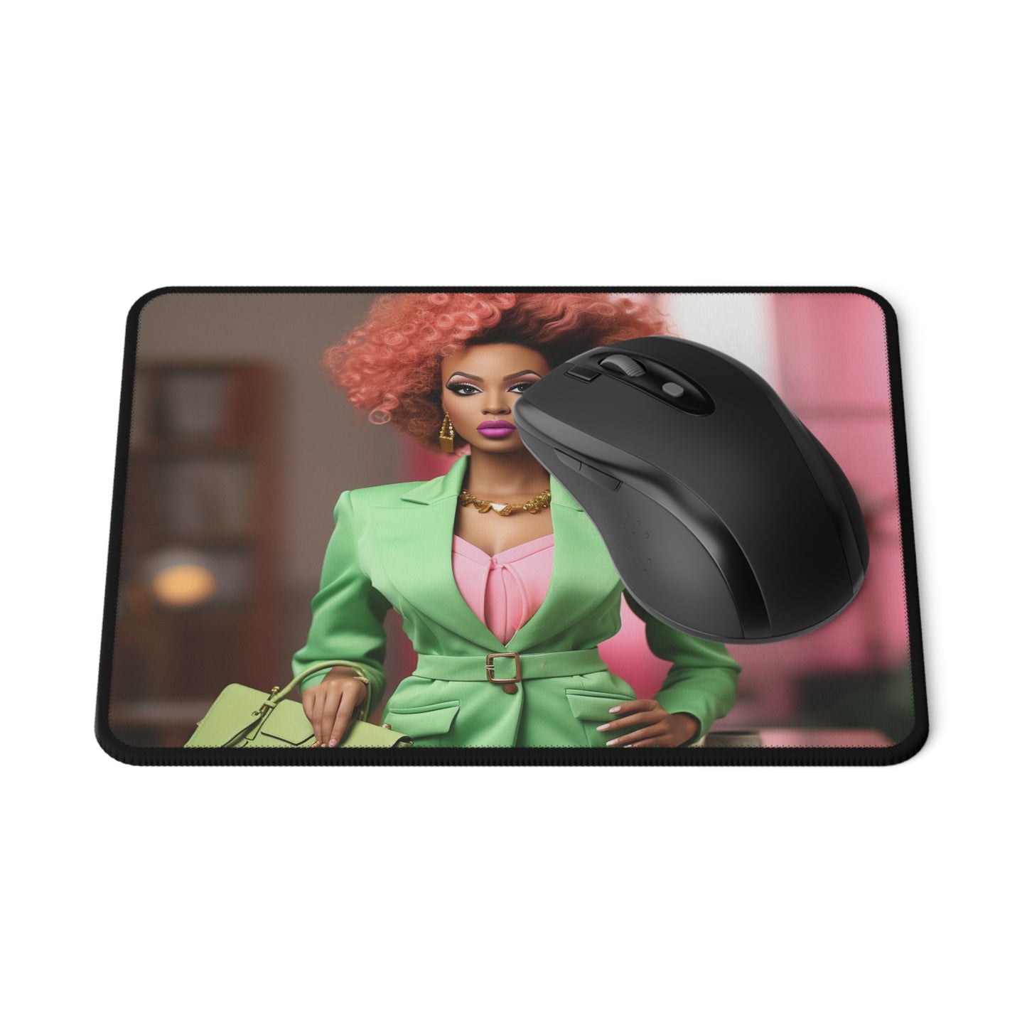 Business Barbie - Non-Slip Mouse Pad