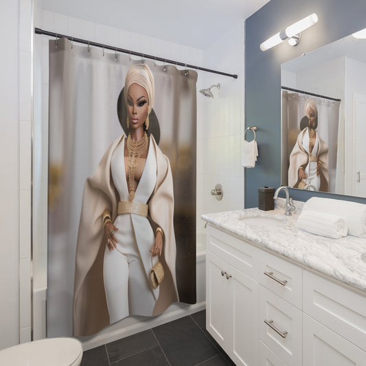 Elegance Barbie - Shower Curtain