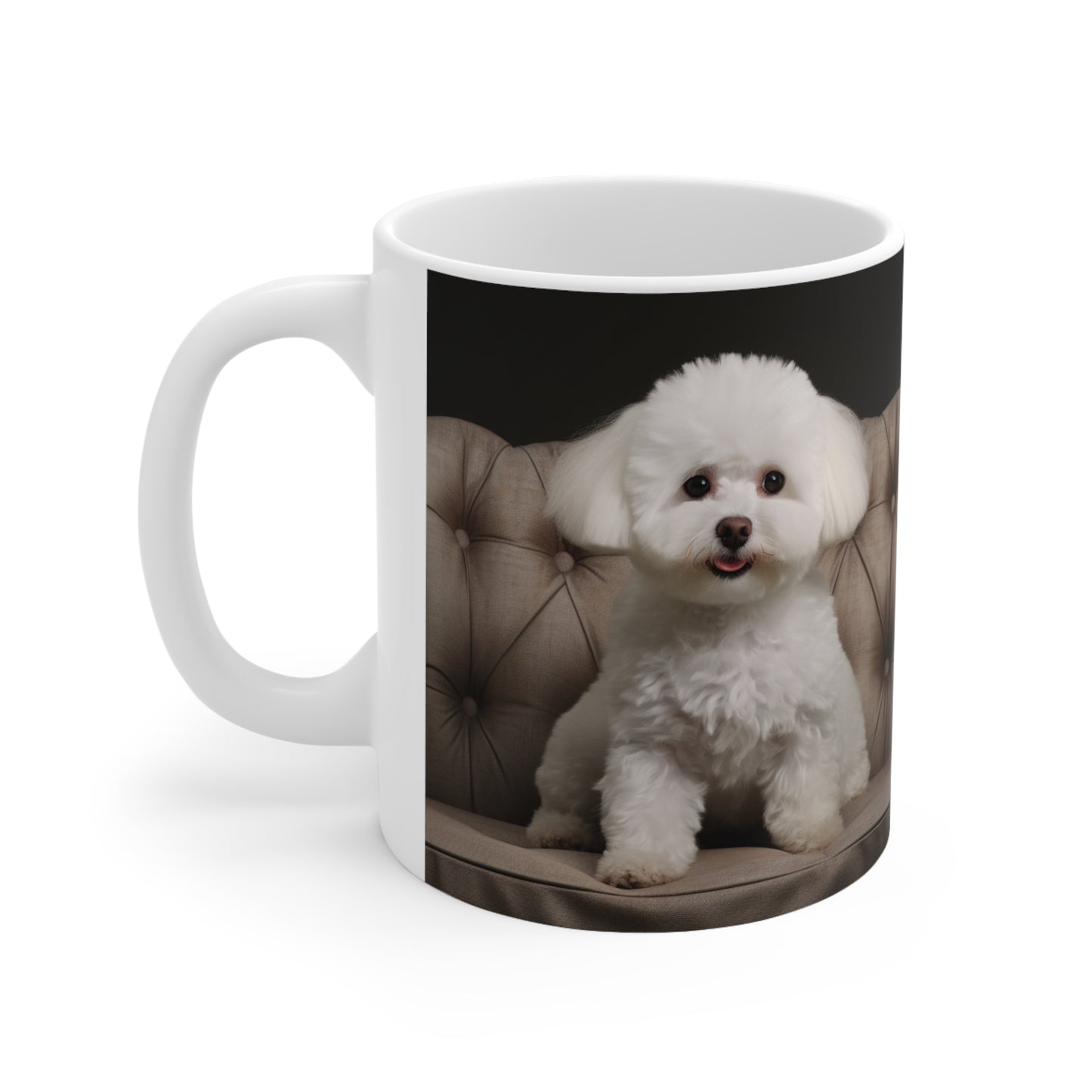 Bichon Bliss - Cushioned Charm: Ceramic Mug 11oz