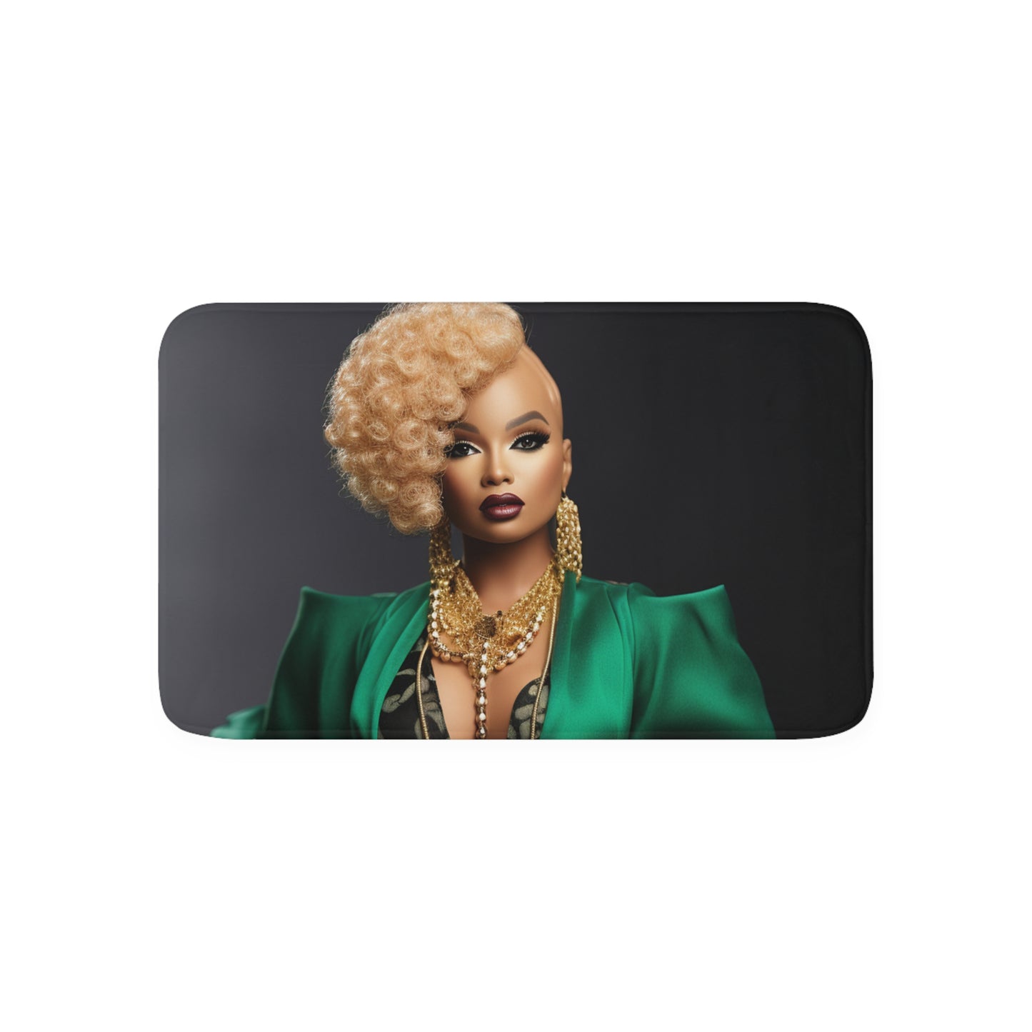 Powerhouse Barbie - Memory Foam Bath Mat