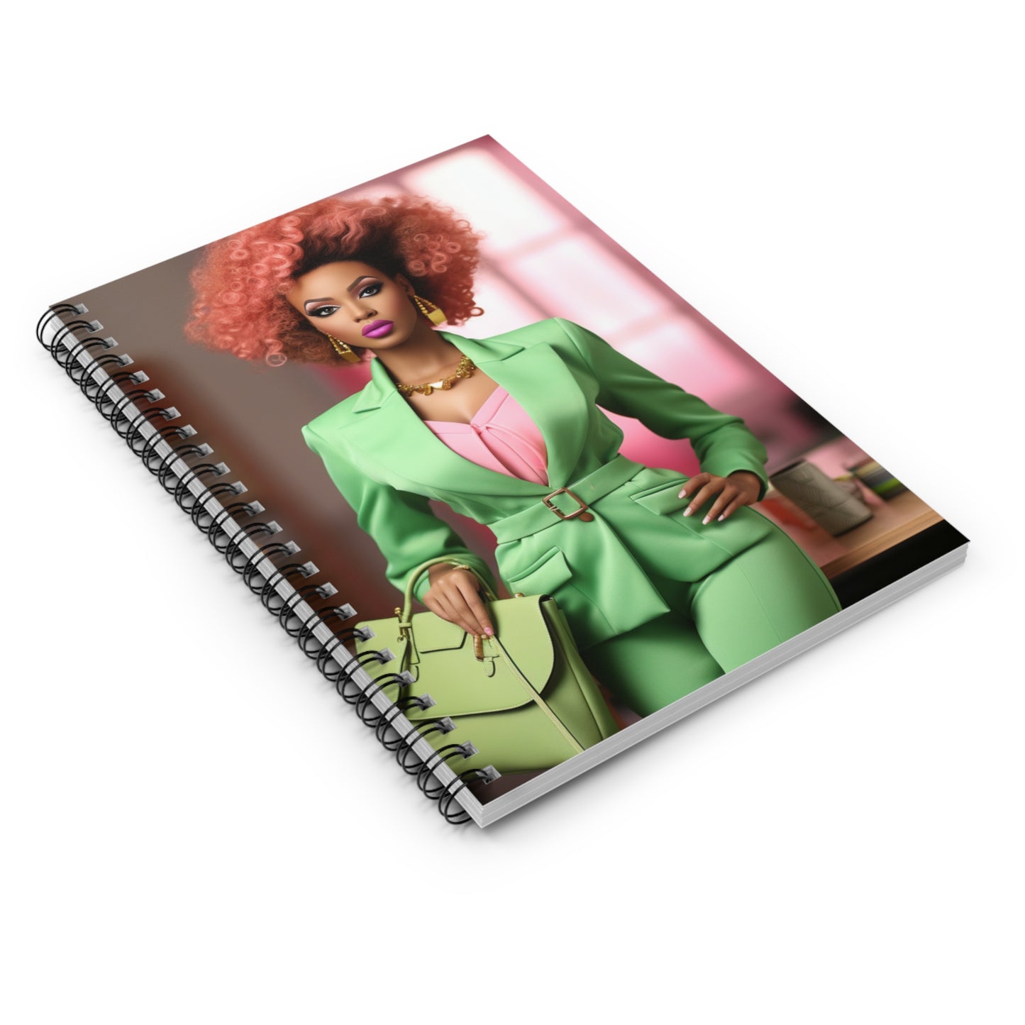 Business Barbie- Spiral Notebook