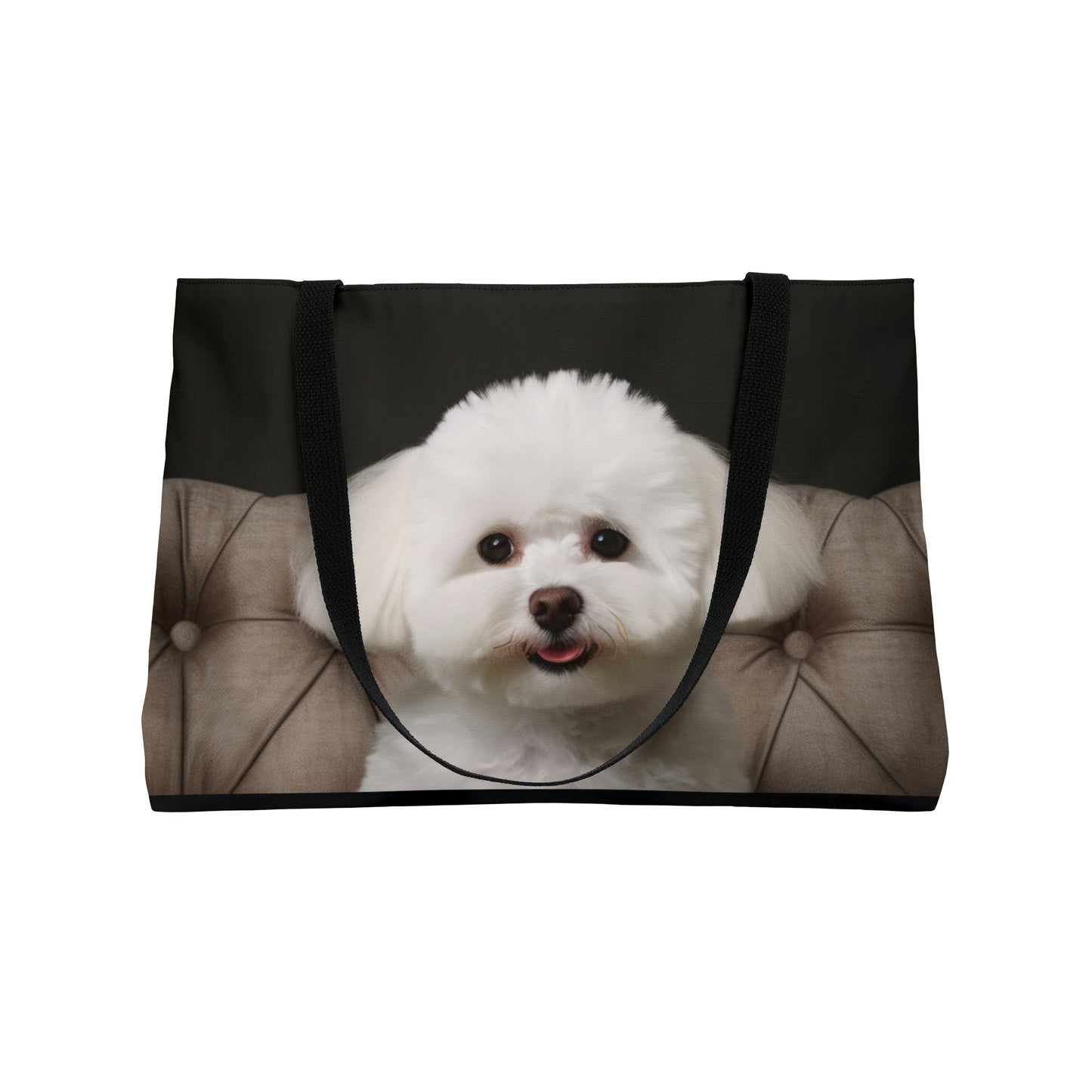 Bichon Bliss - Cushioned Charm: Weekender Tote Bag