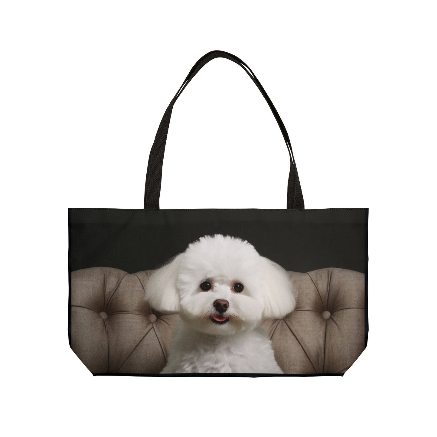 Bichon Bliss - Cushioned Charm: Weekender Tote Bag